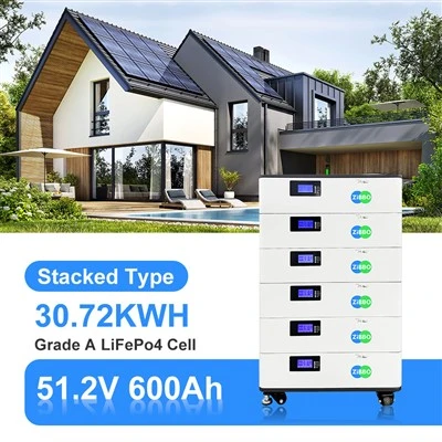 Batterie al ferro di litio impilate 48V LiFePO4 600Ah 30KWH